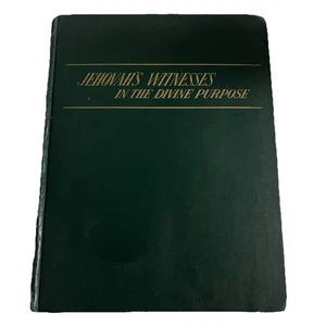 Jehovah's Witnesses In the Divine Purpose Watchtower Bible Tract Society 1959 *6 - Picture 1 of 21