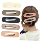Flat Hair Claw Clips for Women - Stylish Lay Flat Claw Clips for All Hair Pink