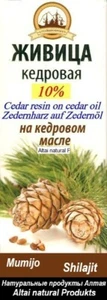 Zeder Nuss Öl, Zedernharz 10%, Mumijo 1%, Kaltpressung, живица + мумиё - Bild 1 von 1