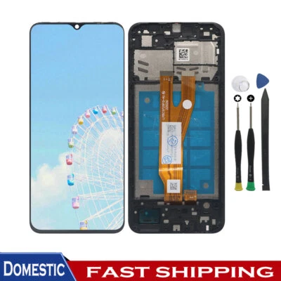 Digitalizador táctil con marco con pantalla LCD para Samsung Galaxy A03 Core A032F A032M Foto 1 de 4