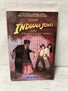 1991 Young Indiana Jones and the Princess of Peril By Les Martin Adventure Book - Picture 1 of 4