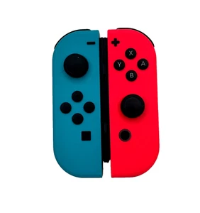 SET OF 2 NINTENDO SWITCH JOY-CON NEON BLUE/RED (L/R) GRADE B *WORKING* - Picture 1 of 8