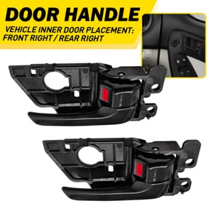 2X Interior Door Handle For 2010-13 Kia Forte Front/Rear Right Passenger Black T - Picture 1 of 9
