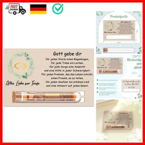 Otuuz Taufe Geldgeschenk für Mädchen Junge Taufgeschenk Patenkind, Reagenzgla... - Bild 1 von 8