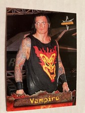 Vampire or Gangrel 1999 topps embossed wcw wrestling card see scans