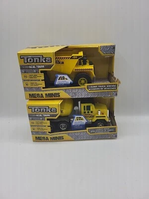 Tonka Toughest Minis Dump Truck And Cement Mixer - Image 1 of 4