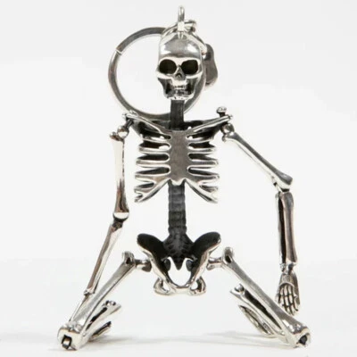 1 Pieza Esqueleto Coche Colgante Conjunto Movible Llavero Calavera Llavero Regalo Foto 1 de 4