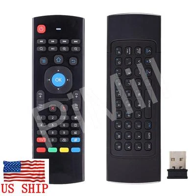 MX3 2.4GHz Wireless Air Fly Mouse Keyboard Remote Control For Android TV Box US - Image 1 of 4