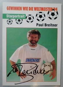 Paul Breitner Autogramm | Fußball Portrait - Bild 1 von 2