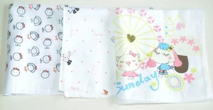 Childrens Baby Kids Novelty Cotton Face Hand Towel Flannel Wash Cloth( Set of 3) - Picture 1 of 8