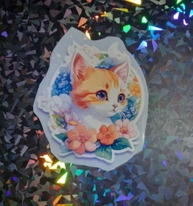 Cat Sticker (Not Including Holo) - Picture 1 of 1