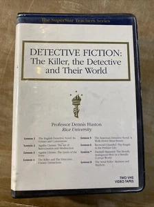 Detective Fiction The Killer The Detective And Their World Lessons VHS Tapes - Picture 1 of 6