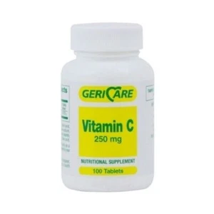 MCKDS Vit C Supplement Geri-Care Ascorbic Acid 250 mg Strength Tablet 100 per1CS - Picture 1 of 1