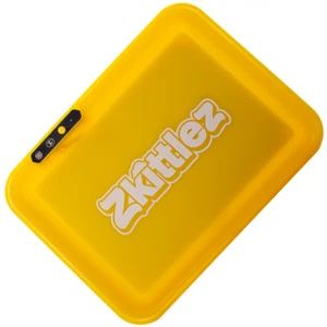Bandeja enrollable LED brillante Zkittlez (amarilla) de Glow Tray - Imagen 1 de 3