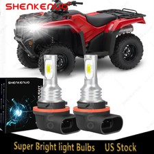 For Kawasaki 92069-0019 3 pins 6000K Bright LED Headlight 12V 35W Bulbs Set US