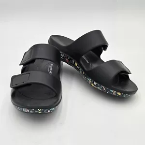 Alegria Orbyt Fruit Punch Damen Slipper Pantoletten Sandalen Gr. 37 / US 7 schwarz geblümt - Bild 1 von 12