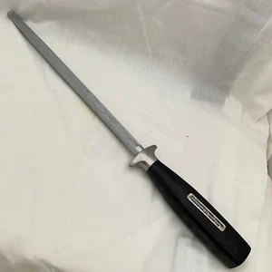 #8566 VINTAGE SABATIER PROFESSIONAL FRANCE 9 1/2 CARBON STEEL SHARPENER - Picture 1 of 3
