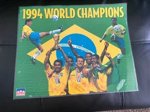 Vintage 1994 FIFA USA World Cup Soccer BRAZIL 4 Times World Champions - Picture 1 of 14