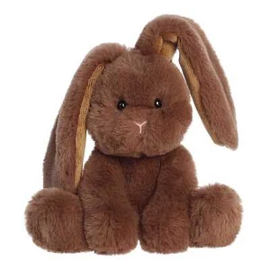 Aurora - Spring - 8" Candy Cottontail - Chocolate Vibrant Stuffed Animal - Picture 1 of 5