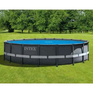INTEX Solar Poolabdeckung Poolplane Solarplane Pool Abdeckplane Blau Polyethylen - Bild 1 von 5