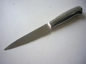 Cuchillo utilitario dentado KAI CUTLERY JAPAN todo inoxidable 1 pieza nuevo stock antiguo 5" - Imagen 1 de 14
