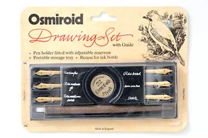 Versiegelt NEU Osmiroid Dip Feder Zeichenstift Set: Skizze - Bild 1 von 13