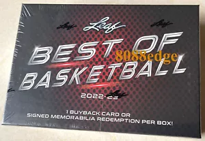 2022-23 LEAF BEST OF BASKETBALL FACTORY SEALED BOX: MICHAEL JORDAN/KOBE/LeBRON ? - Picture 1 of 3