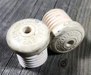 Vintage bike bicycle CatEye bar end plugs caps Model 200 Black Japan USED - Picture 1 of 1