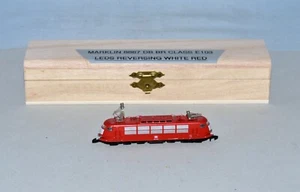 Z Scale Marklin 8867 DB BR Class E 103 Electric Locomotive w Fwd/Rev Wht/Red LED - Picture 1 of 7