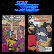 2x DC Comics STAR TREK:THE NEXT GENERATION #57/03 March #64/10 Oct 1994 ST:TNG