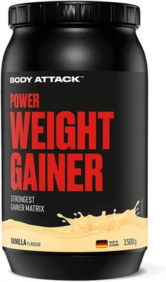 Body Attack Weight Gainer – Kohlenhydrat-Eiweißpulver für Muskel- & Masseaufbau - Bild 1 von 4