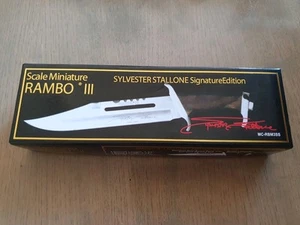 Miniatur Messer Rambo III Signature Edition Nummeriert 2033/5000 Sammlermesser - Bild 1 von 10