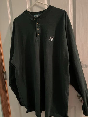 Men’s Big Dogs Hunter Green Henley Pullover 3XL - Image 1 of 4