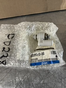 SMC AS3311FG-02-08S Controllo velocità con raccordo, CONTROLLO FLUSSO CON RACCORDO NOS - Foto 1 di 4