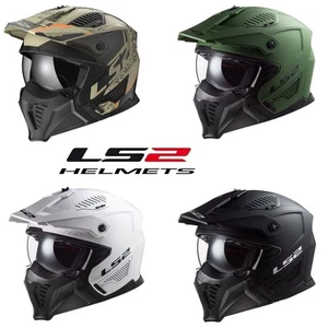 2024 LS2 Drifter Open Face Convertible Street Motorcycle Helmet, Pick Size/Color - Foto 1 di 16