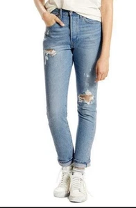 Levis 501 Destruct Slim Damenjeans Cant Touch This, Größe 30X28 - Bild 1 von 2