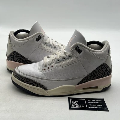 Nike Air Jordan 3 ретро неаполитанский белый коричневый розовый (CK9246-102) размер 8,5 Вт - Изображение 1 из 4