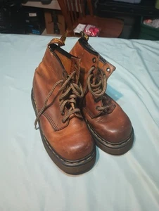 Vintage Doc Martens Made in England Women's Size US 6 Sole Brown Leather - Bild 1 von 24