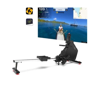 Domyos 500B Self-Powered Foldable Rowing Machine Connected Bluetooth HRM FTMS - Picture 1 of 5