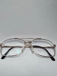 Stetson 178 Zyloware 057 Brille Brillengestell Herren Gold Metall Aviator Vollrand 57-16 - Bild 1 von 4