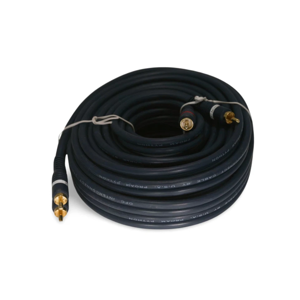 Professional Dual Audio Cable 25FT RCA-M RCA-M Shielded - Image 1 of 1