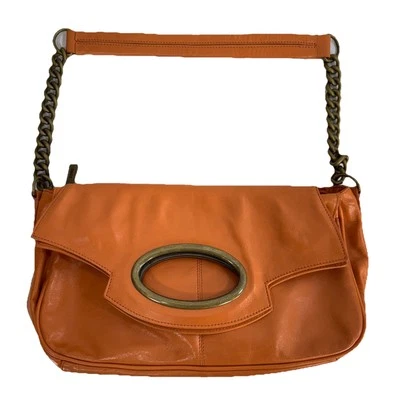 Bolso Cartera HOBO International Marilyn de Cuero Naranja Foto 1 de 4