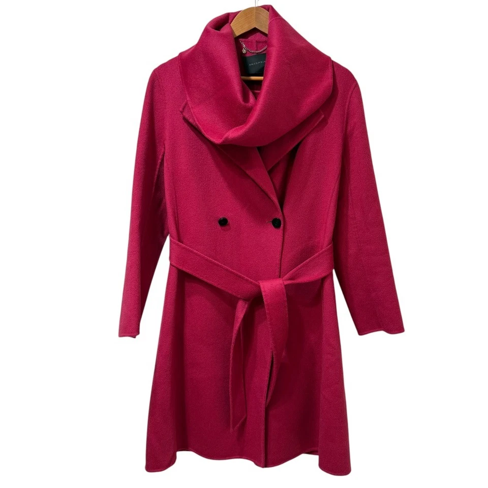 Abrigo ANTEPRIMA 100% Cachemir Cinturón, Talla 38, Rosa Mujer USADO Foto 1 de 4