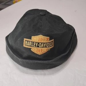 Harley Davidson Cap Skull Cap Adjustable Black Logo - Picture 1 of 7