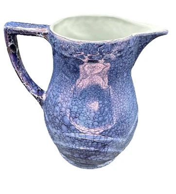 Jarra De Colección Wunsiedel Bavaria Alemania Retsch Co RCW Azul Iridiscente Foto 1 de 4