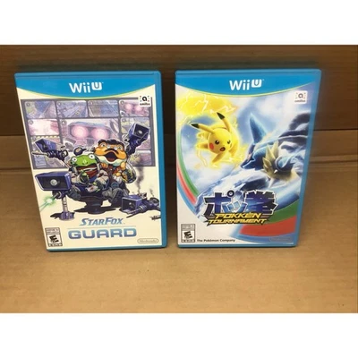 Lot of 2 Nintendo Wii U Games: Pokkén Tournament & Star Fox Guard Tested - Image 1 of 4