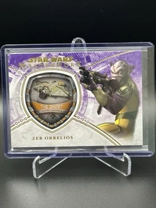 ZEB ORRELIOS 2018 TOPPS STAR WARS MASTERWORK VEHICLE PATCHES PURPLE MP-PSZ 48/50 - Bild 1 von 4