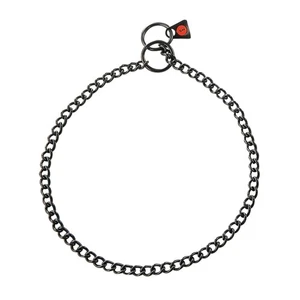 Collar de entrenamiento para perros Herm Sprenger negro de acero inoxidable sin tirar... - Imagen 1 de 7