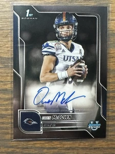 2025 Bowman Chrome U #BCA-OM Owen McCown Chrome Auto UTSA Roadrunners - Picture 1 of 2
