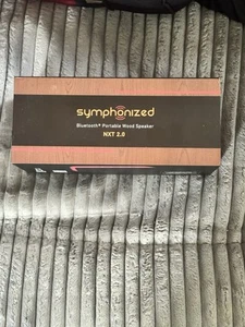 SYMPHONIZED SMART CORDLESS BLUETOOTH SPEAKER IN RED COMPATIBLE WITH ALL DEVICES  - Picture 1 of 7